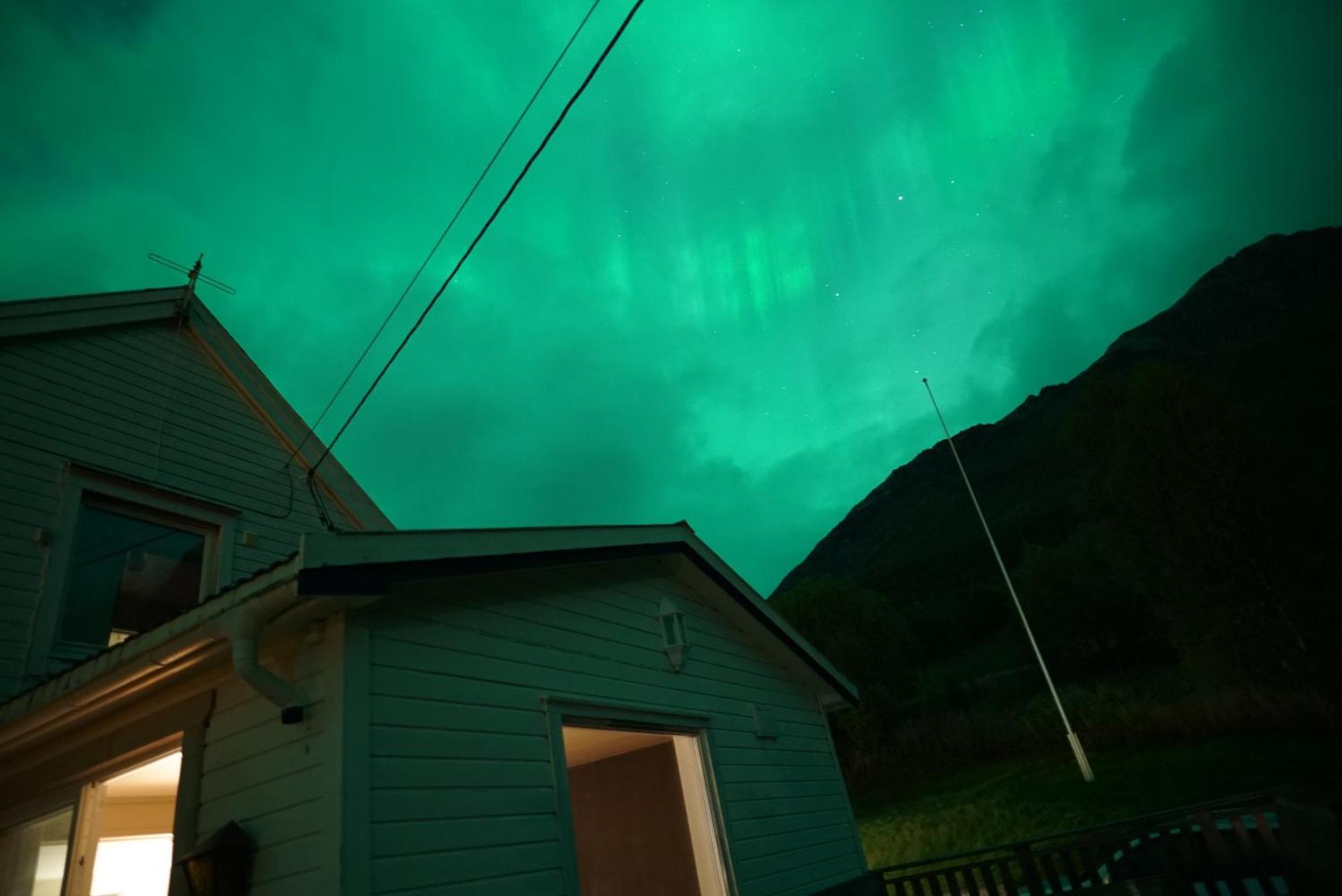 极光民宿northern Lights Laksvatn Exteriér fotografie